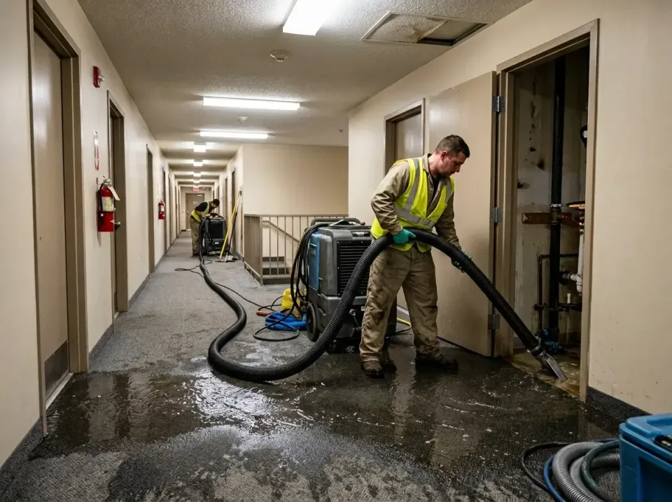 multi-unit-apartment-hallway-f-005 — frequently asked questions, Emergency Burst Pipe Water Extraction & Removal in Salem, NJ
